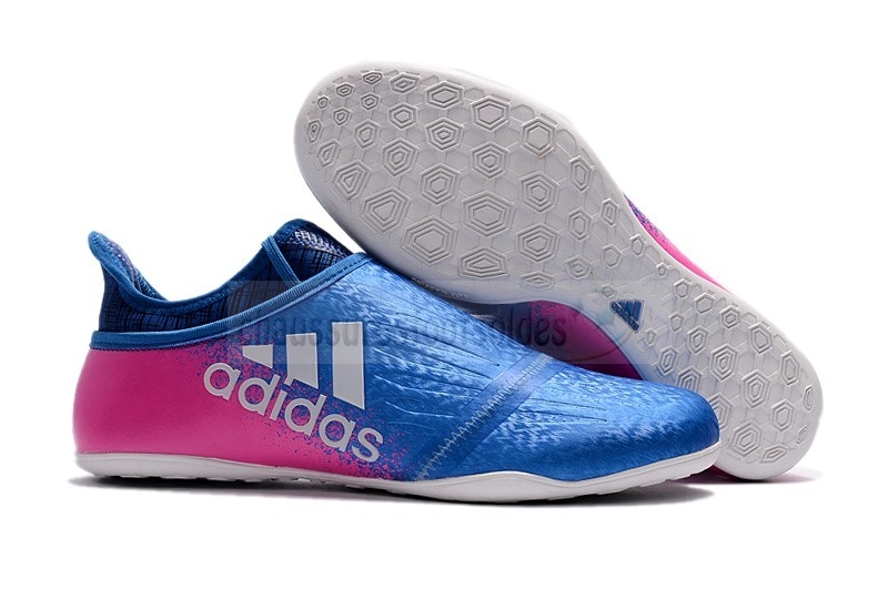 Adidas Crampon De Foot X Tango Purechaos 16+ IC Bleu Rose
