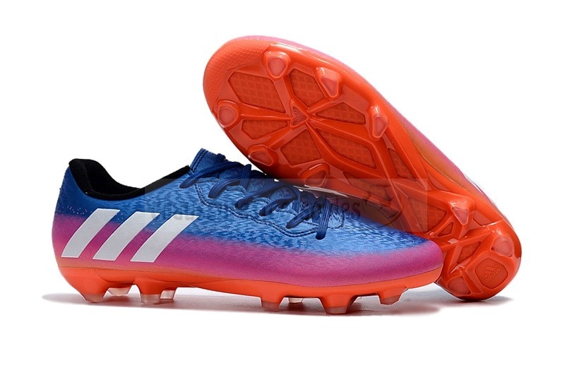 Adidas Crampon De Foot Messi 16.3 FG Rouge Bleu
