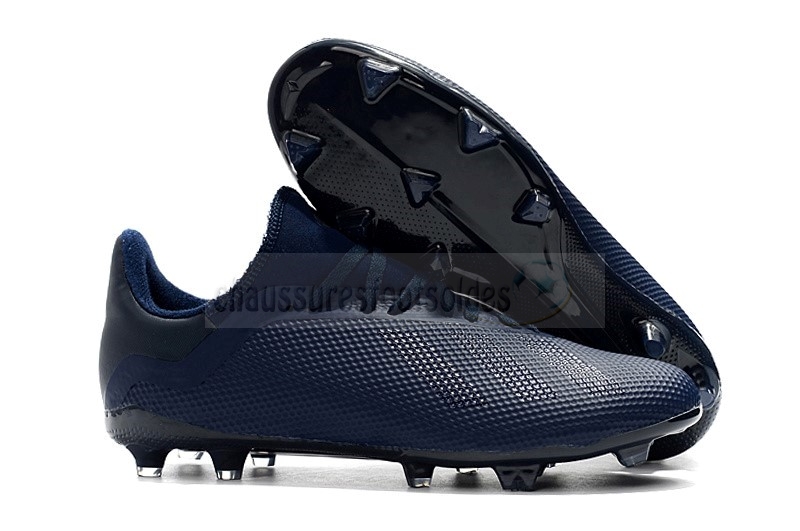 Adidas Crampon De Foot X 18.3 TPU FG Bleu Foncé