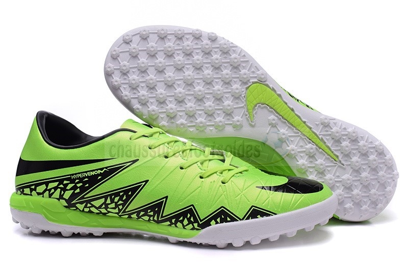 Nike Crampon De Foot Hypervenom II TF Vert Noir