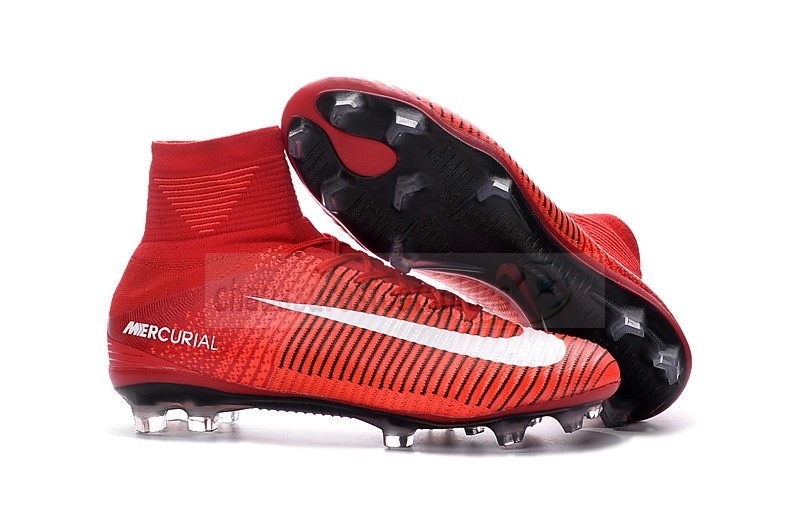 Nike Crampon De Foot Mercurial Superfly V FG Rouge