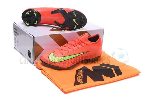 Nike Crampon De Foot Mercurial Superfly VI Elite FG Jaune Orange