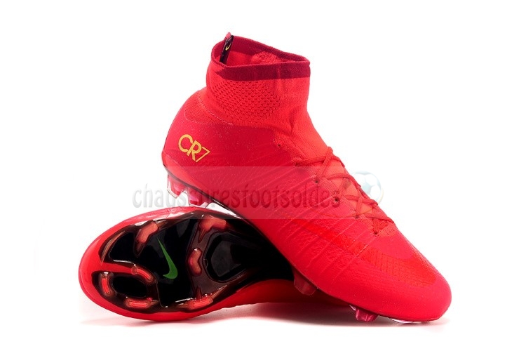 Nike Crampon De Foot Mercurial Vapor X FG Rouge