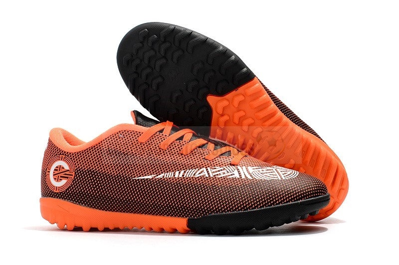 Nike Crampon De Foot Mercurial Vapor XII TF Orange Noir