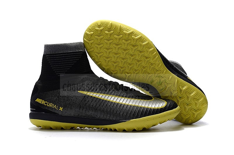 Nike Crampon De Foot Mercurial X Proximo II MD TF Jaune Noir