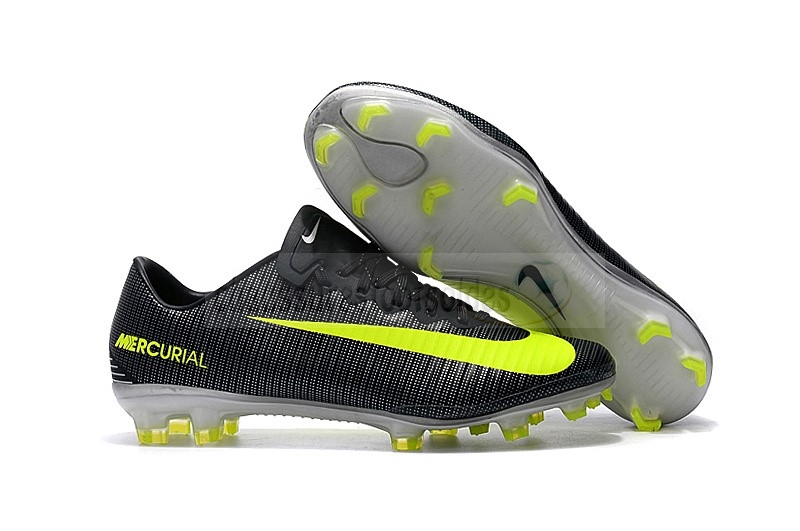 Nike Crampon De Foot Mercurical Victory VI TPU FG Jaune Noir Fluorescent