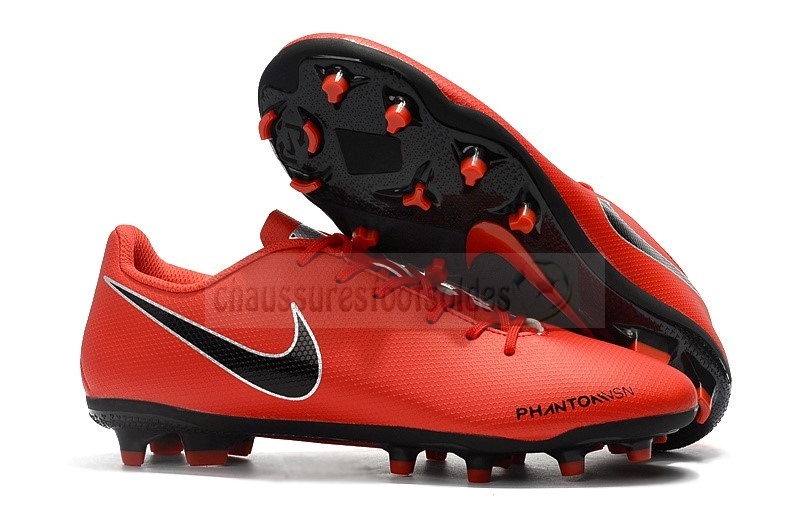 Nike Crampon De Foot Phatom Vision FG Orange Noir