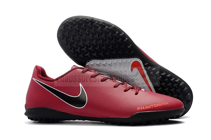 Nike Crampon De Foot Phatom Vision TF Rouge Noir