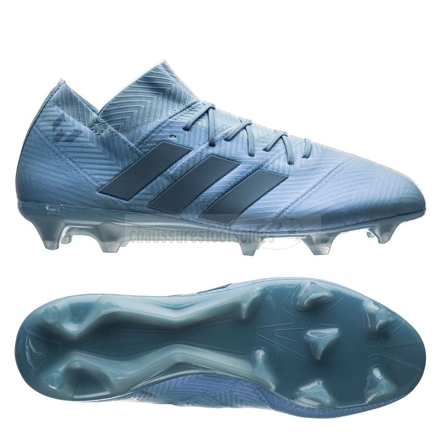 Adidas Crampon De Foot Nemeziz Messi 18.1 FG Bleu