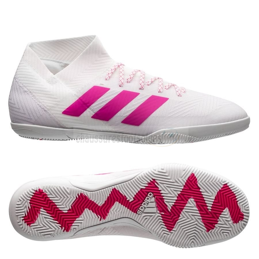 Adidas Crampon De Foot Nemeziz Tango 18.3 IN Virtuso Blanc