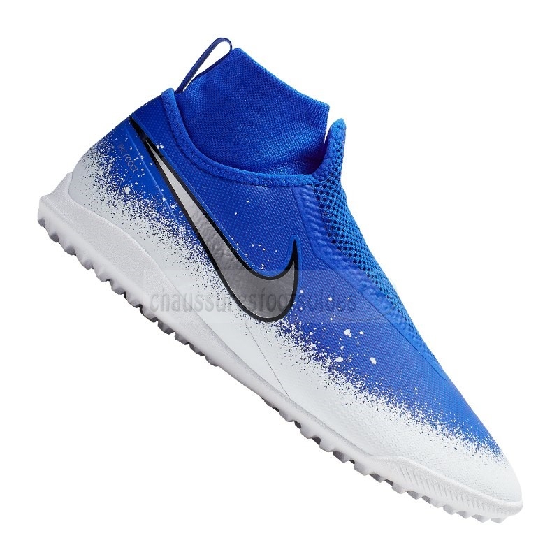Nike Crampon De Foot Phantom Vision React Pro TF Bleu