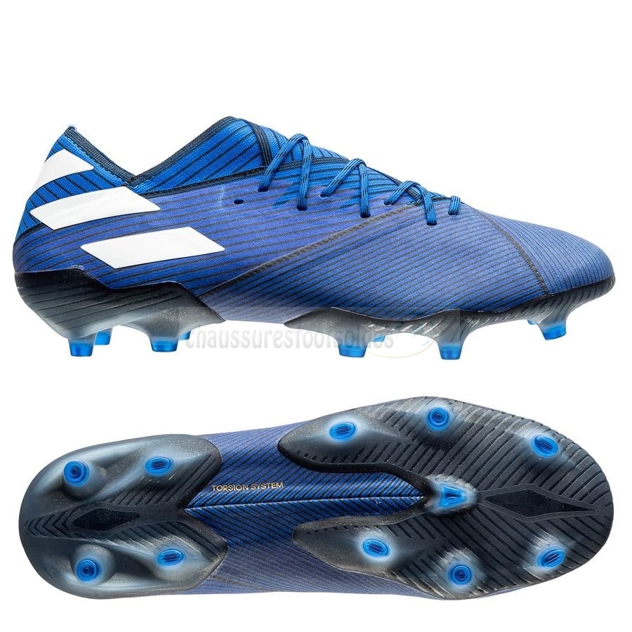 Adidas Crampon De Foot Nemeziz 19.1 FG/AG Bleu