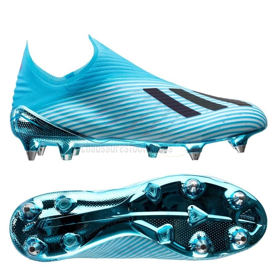 Adidas Crampon De Foot X 19+ SG Bleu