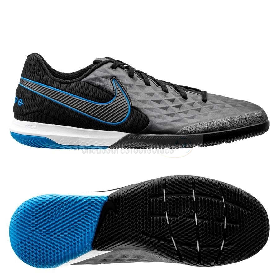 Nike Crampon De Foot Tiempo Legend 8 Pro IC Noir Bleu