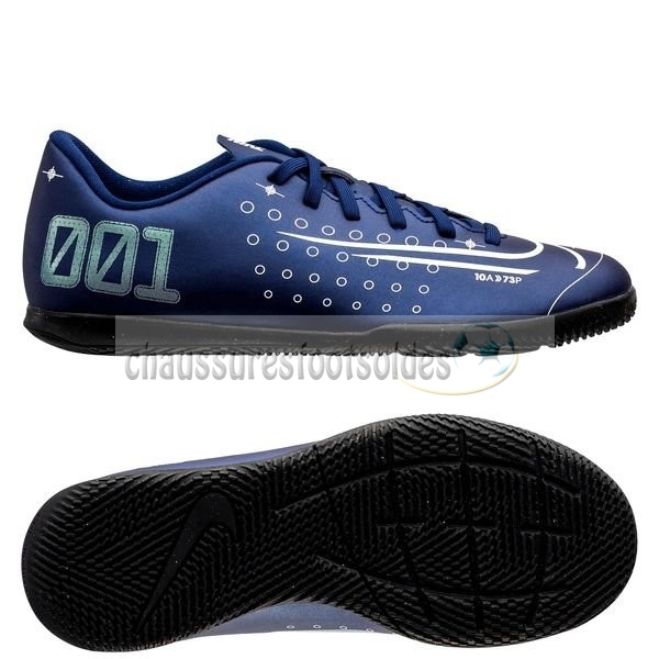 Nike Crampon De Foot Mercurial Vapor XIII Club Enfants IC Bleu