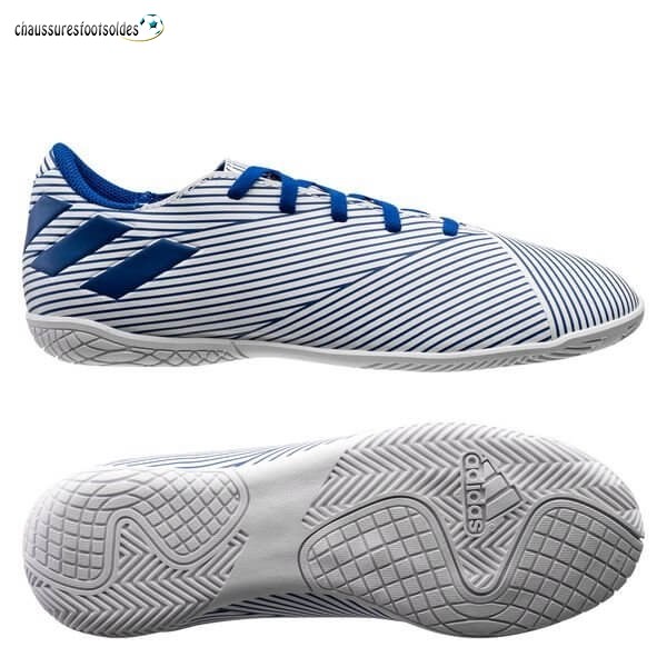 Adidas Crampon De Foot Nemeziz 19.4 Enfants IN Blanc Royal Bleu