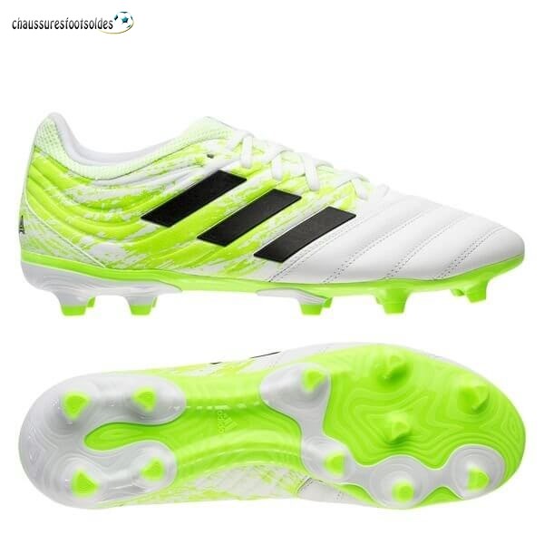 Adidas Crampon De Foot Copa 20.3 FG/AG Uniforia Blanc Noir Vert
