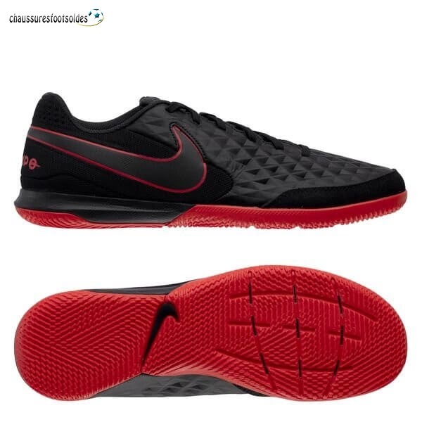 Nike Crampon De Foot Tiempo Legend 8 Academy IC Noir Rouge