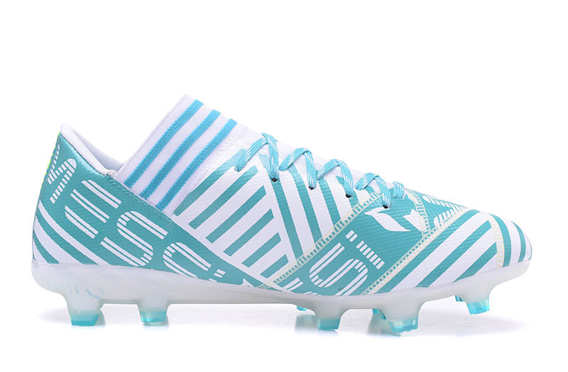 Adidas Crampon De Foot Messi 17.1 FG Bleu Blanc Jaune
