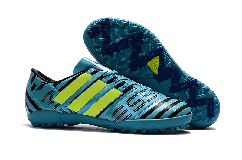 Adidas Crampon De Foot Messi 17.1 TF Bleu Jaune