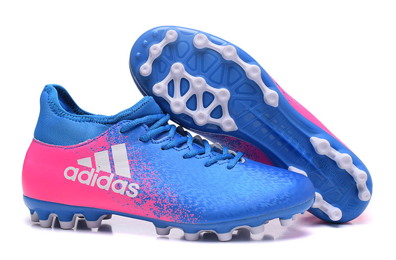 Adidas Crampon De Foot X 16.3 AG Bleu Rose