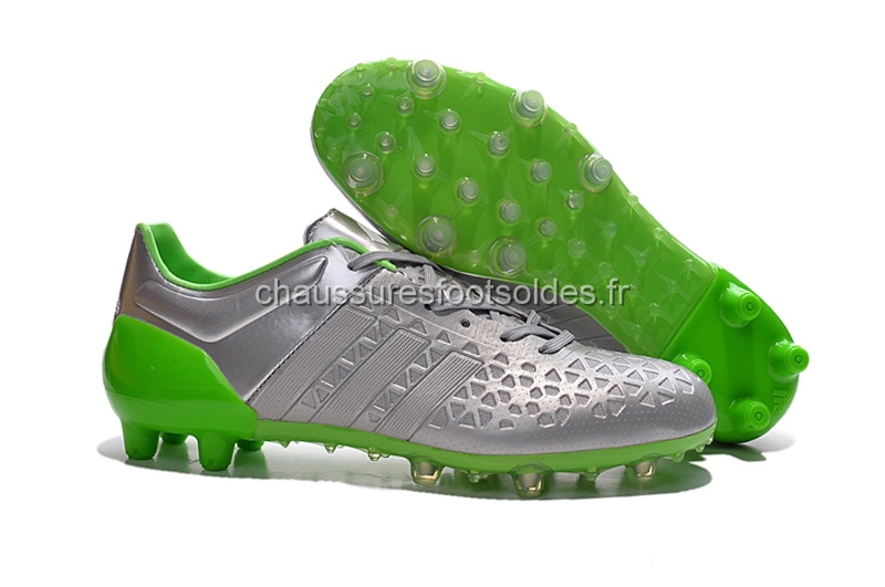 Adidas Crampon De Foot Ace 15.1 AG Gris Vert