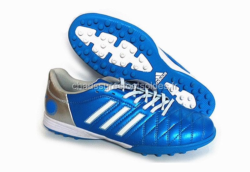 Adidas Crampon De Foot AdiPure 11Pro VI TF Bleu Blanc