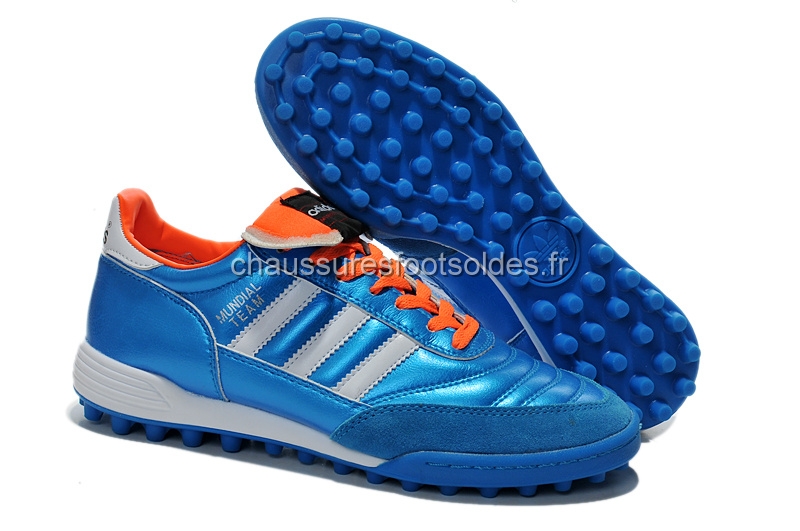 Adidas Crampon De Foot Copa TF Bleu Blanc