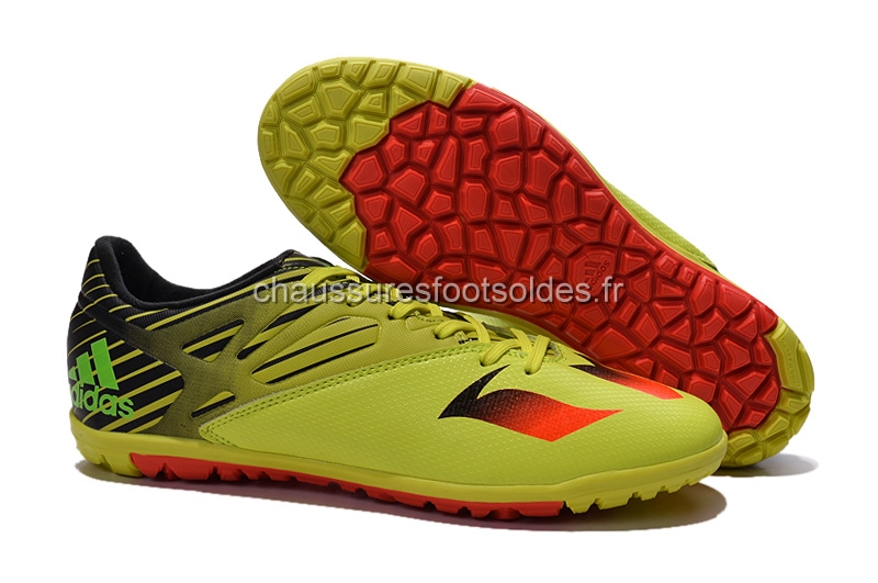 Adidas Crampon De Foot Messi 15.3 TF Jaune Noir Rouge