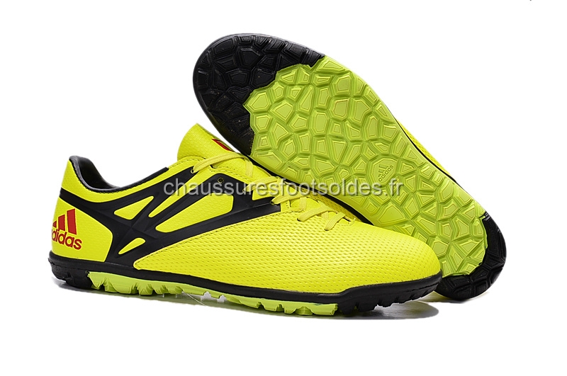 Adidas Crampon De Foot Messi 15.3 TF Vert Fluorescent Noir
