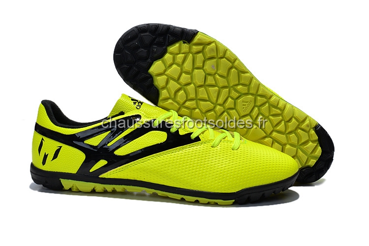 Adidas Crampon De Foot Messi 15.4 TF Vert Fluorescent Noir
