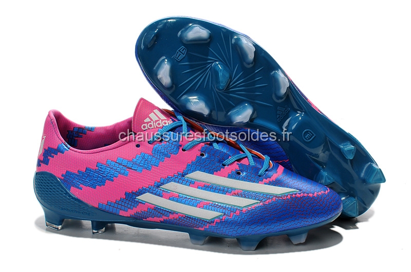 Adidas Crampon De Foot Messi F50 FG Bleu Rouge Blanc