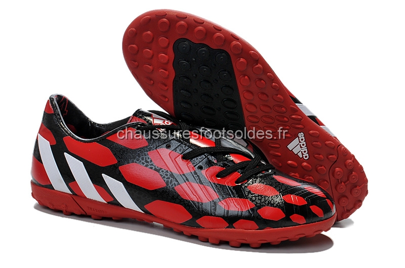 Adidas Crampon De Foot Predator Instinct TF Noir Rouge