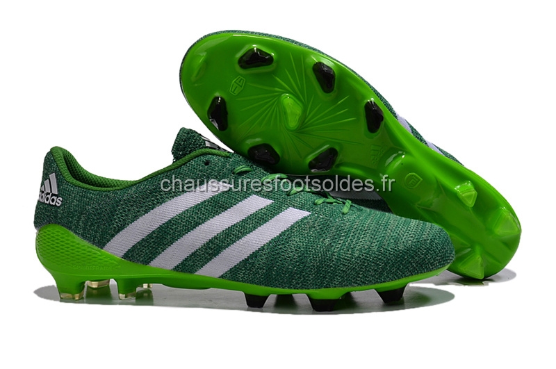 Adidas Crampon De Foot Samba Primeknit FG Vert Blanc