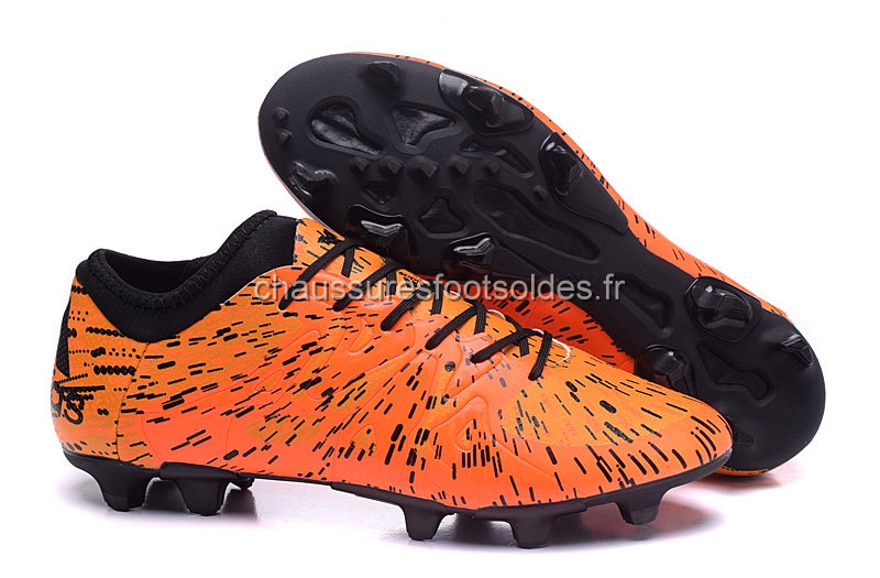 Adidas Crampon De Foot X 15.1 AG FG Orange Noir