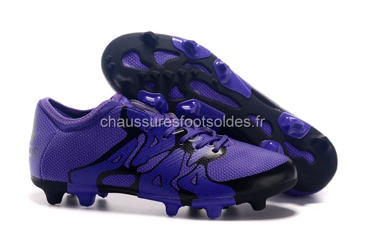 Adidas Crampon De Foot X 15.3 AG FG Violet Noir