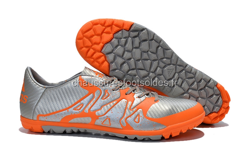 Adidas Crampon De Foot X 15.3 TF Gris Orange