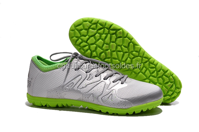 Adidas Crampon De Foot X 15.3 TF Gris Vert