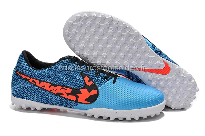 Nike Crampon De Foot Elastico Pro III TF Bleu Blanc