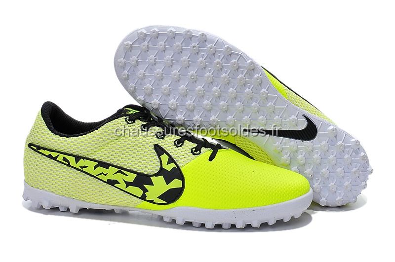 Nike Crampon De Foot Elastico Pro III TF Vert Fluorescent Noir