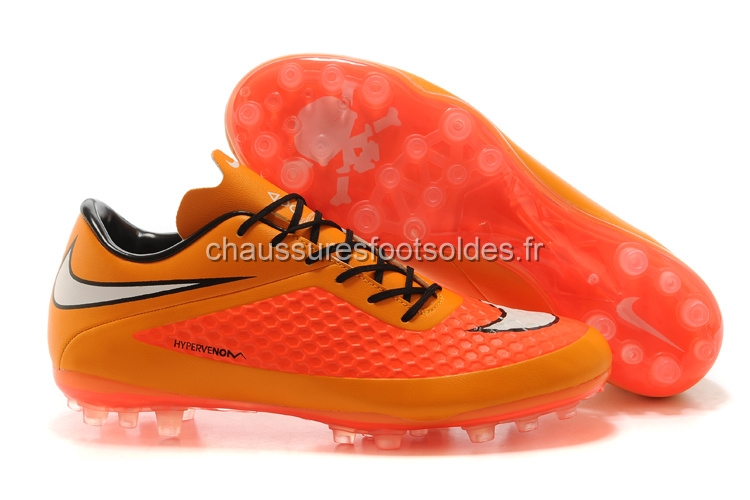 Nike Crampon De Foot HyperVenom AG Orange Rouge