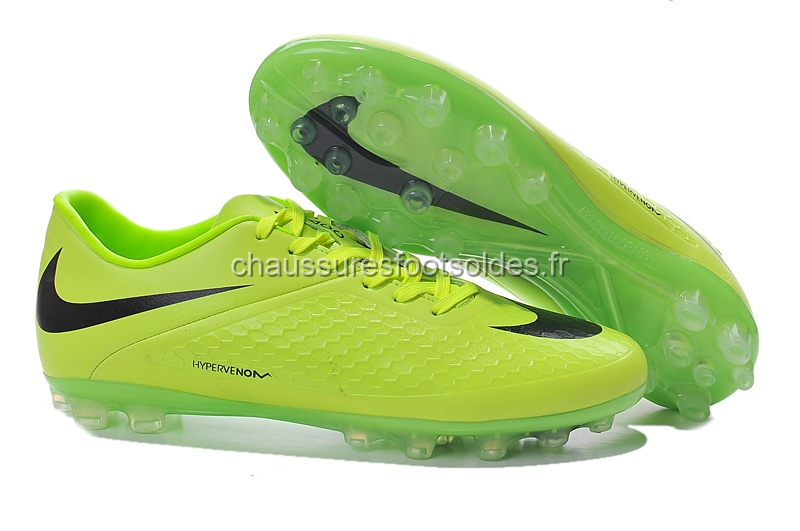 Nike Crampon De Foot HyperVenom AG Vert Noir