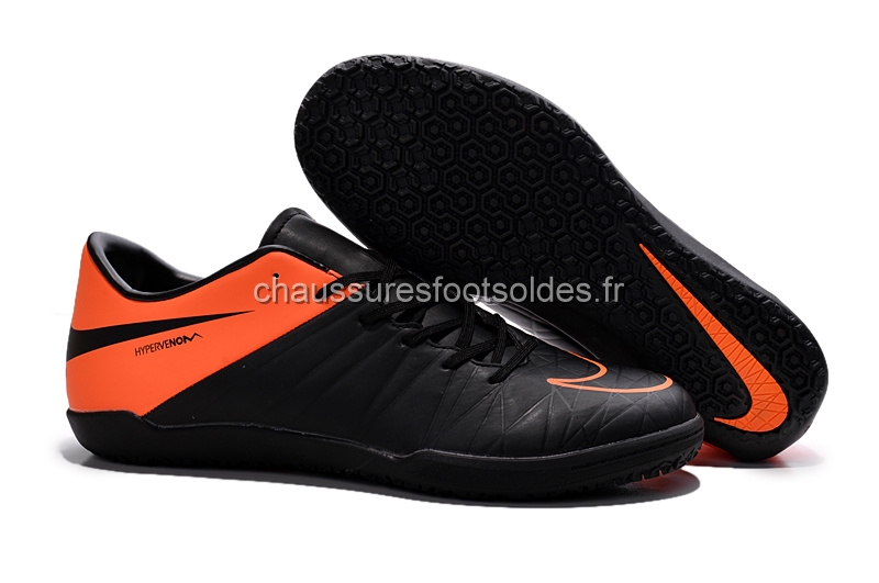 Nike Crampon De Foot HyperVenom II INIC Noir Orange
