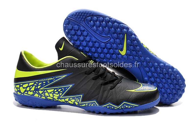 Nike Crampon De Foot HyperVenom II TF Noir Bleu