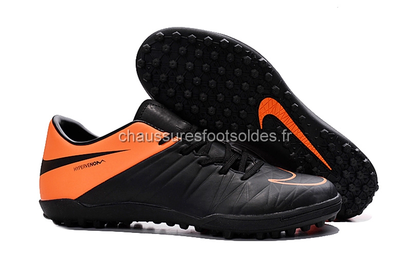 Nike Crampon De Foot HyperVenom II TF Orange Noir