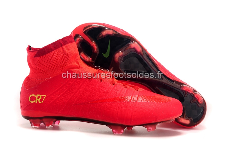 Nike Crampon De Foot Mercurial Superfly CR7 FG Rouge