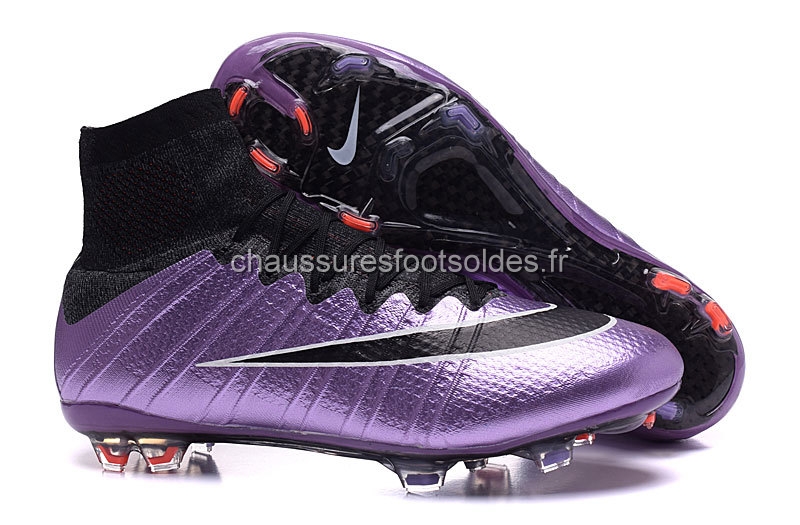 Nike Crampon De Foot Mercurial Superfly FG Noir Violet Noir