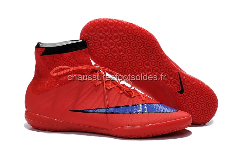 Nike Crampon De Foot Mercurial Superfly INIC Rouge Bleu