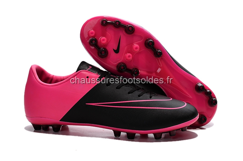 Nike Crampon De Foot Mercurial X Victory Femme AG Rouge Noir