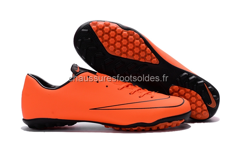 Nike Crampon De Foot Mercurial X Victory TF Noir Orange